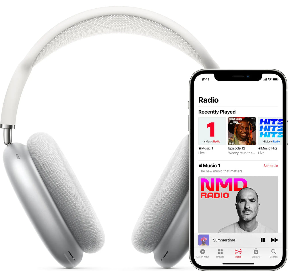 Apple AirPods Max trådlösa around ear-hörlurar (silver)