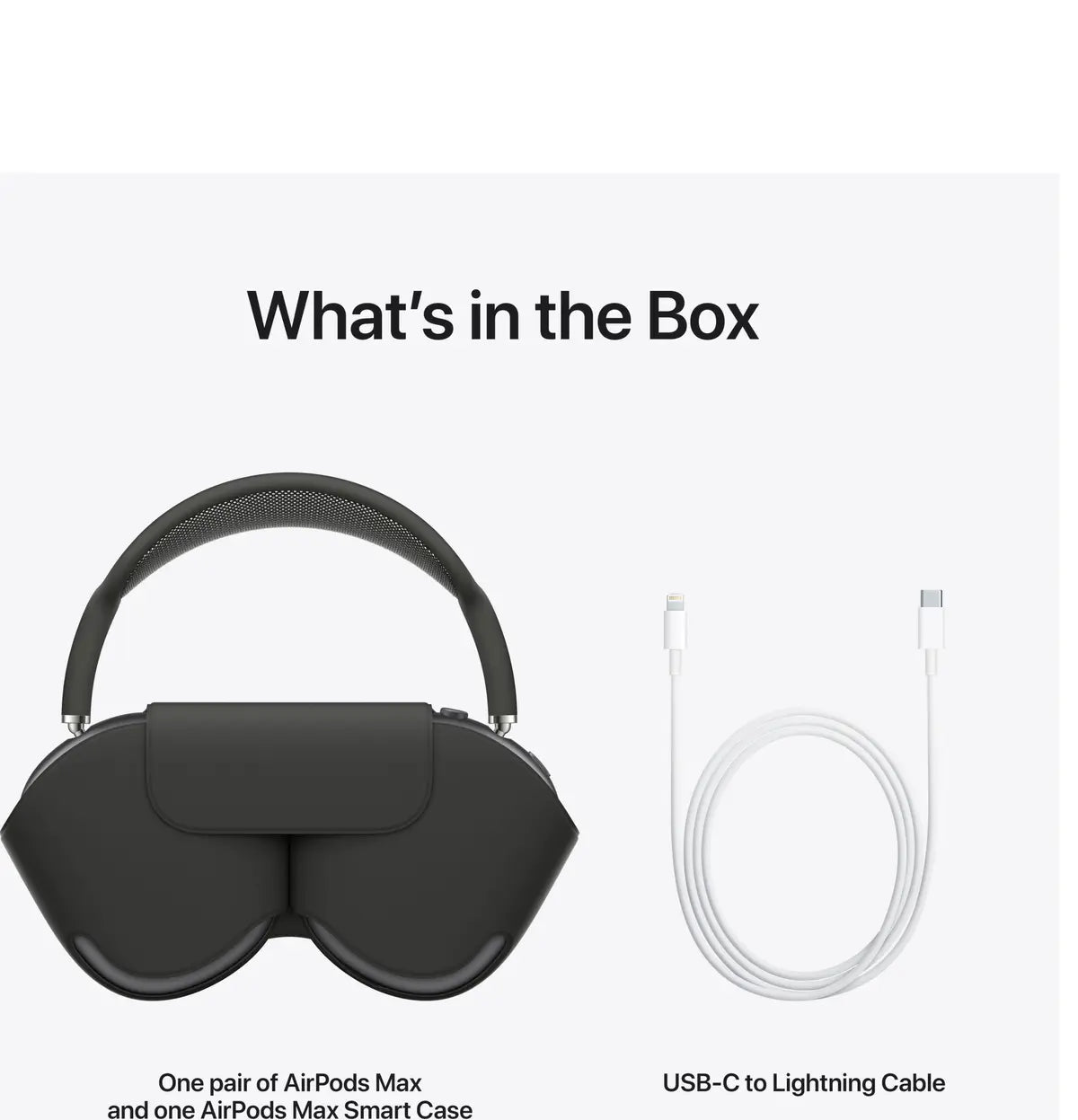 Apple AirPods Max trådlösa around ear-hörlurar (svart)