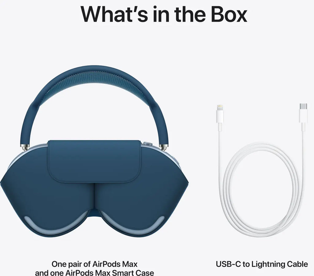 Apple AirPods Max trådlösa around ear-hörlurar (blå)