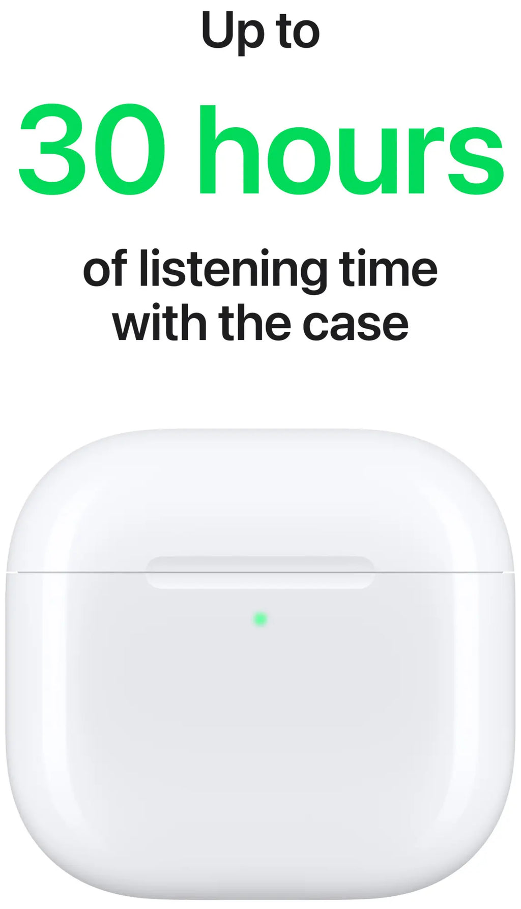 Apple AirPods 4 med aktiv brusreducering (2024) med trådlöst laddningsetui (USB-C)